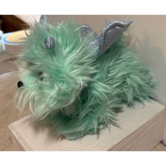 Aurora Green Plush Puppy The Kittipillars and Puppipllions Rare - Picture 3 of 8